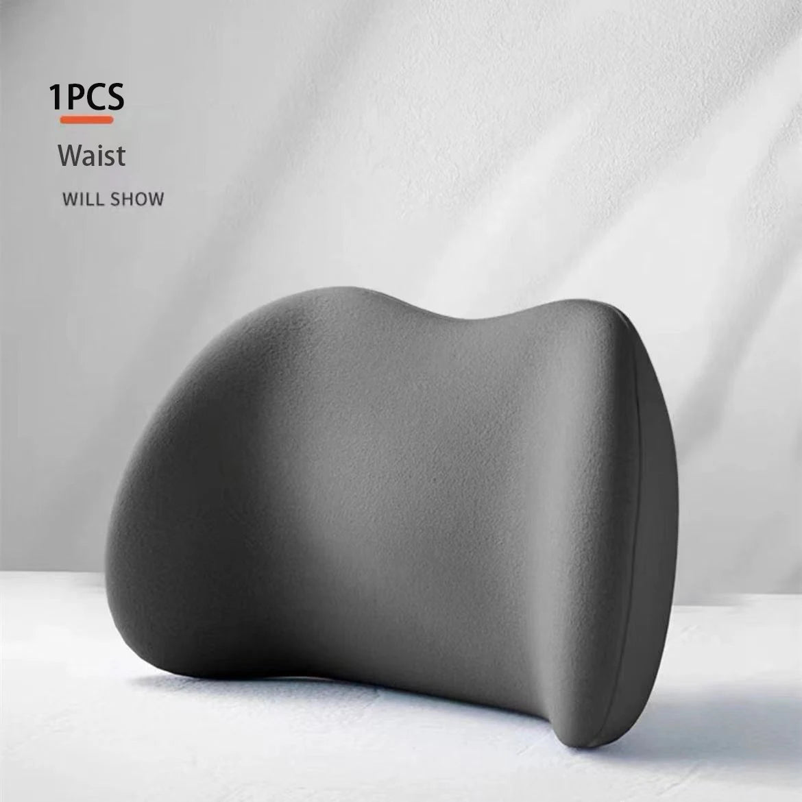 Car Neck Pillow Protector Memory Foam Auto Seat Headrest Pillow Soft Waist Cushion Car Neck Cushion Backrest Lumbar Support